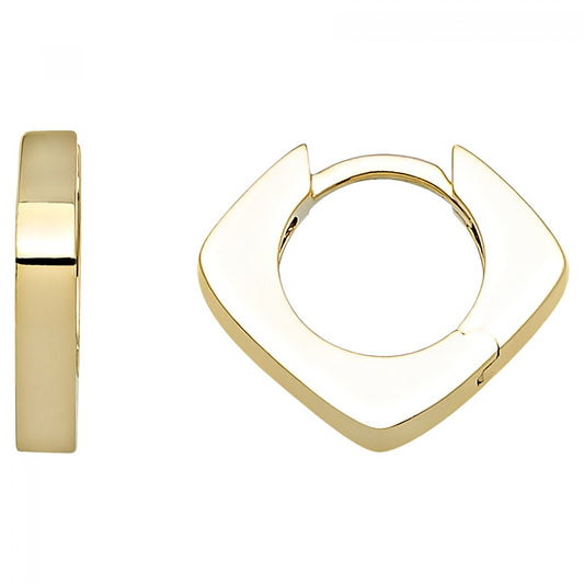 Endless Loop Earrings Gold 14K